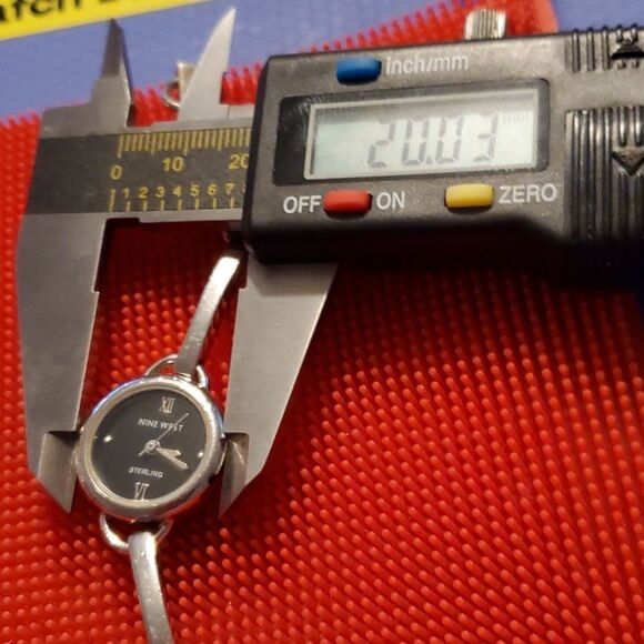 Nine West 925 Sterling Silver‎ Ladies Watch Bracelet Band - Picture 7 of 8
